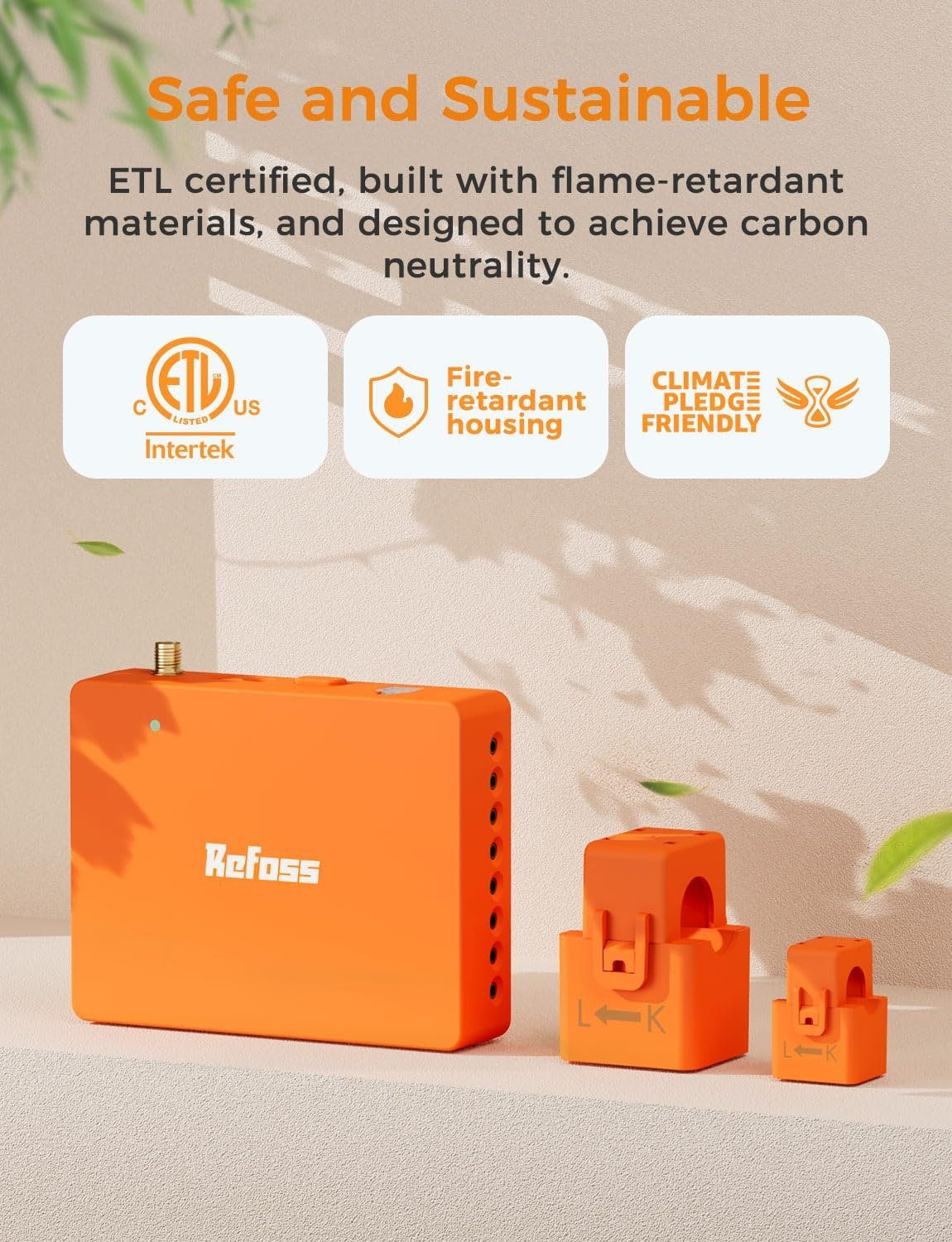 Refoss Smart Home Energy Monitor with Open API, Home Assistant, No Cloud | 16 60A Circuit Sensor, Real Time Electricity Usage Monitor, Power Consumption Meter, Solar Metering, ETL Certified, EM16P - Image 11