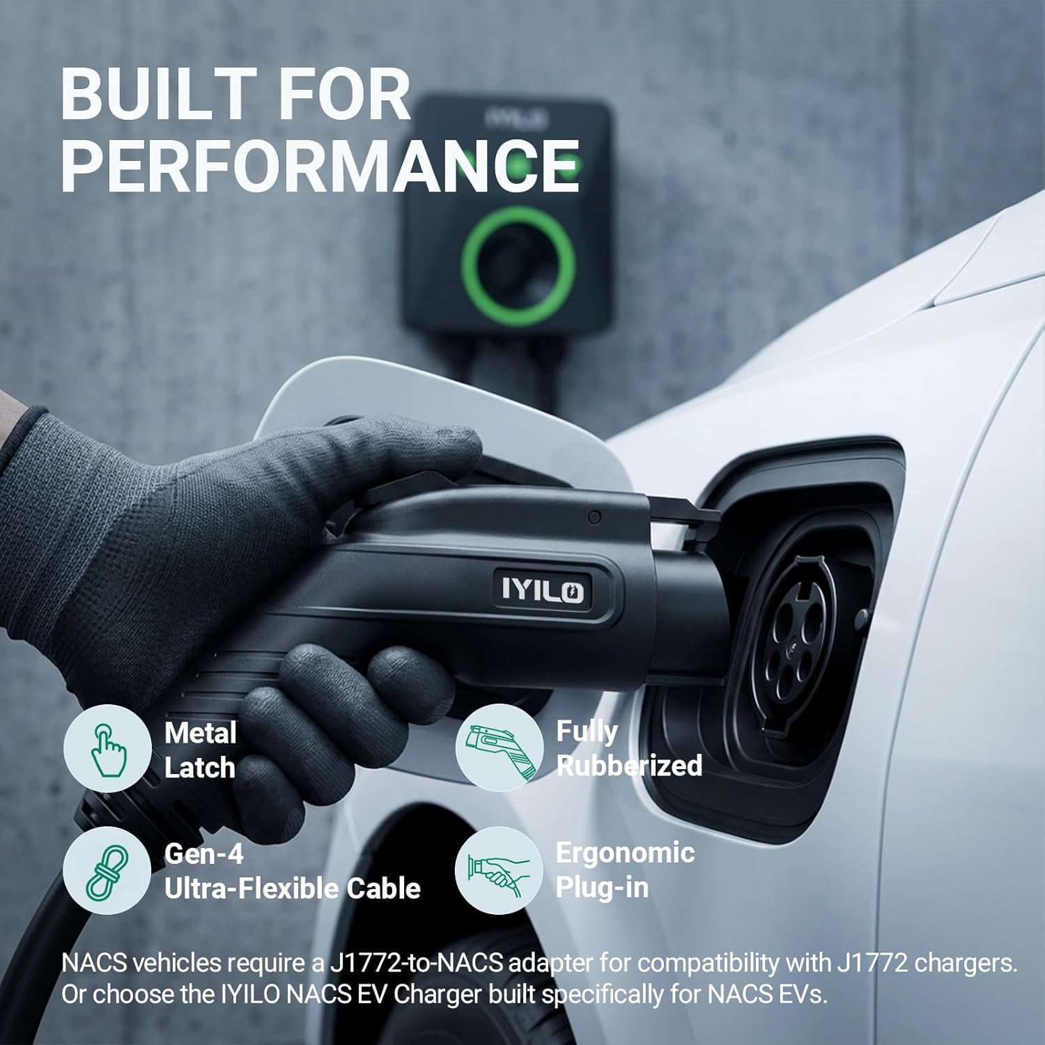 Upgraded Version Level 2 EV Charger, 40A /9.6KW or 48A/11.5KW | Compatible with Dual Installation Methods: NEMA 14-50P or Hardwired, Power Sharing, DLB, Temp Sensors, Smart APP, UL/ETL - Image 5