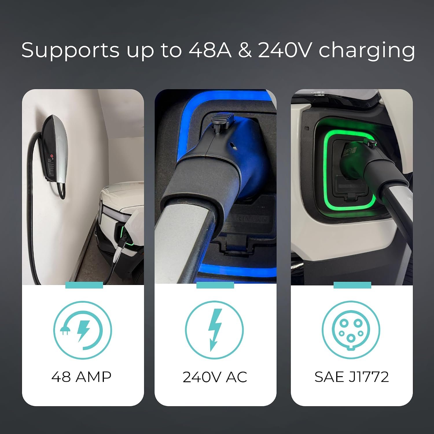 Lectron Bundle - Tesla to J1772 EV Charging Adapter & J1772 Level 2 EV Charger, UL2594 Certified (ETL Listed), 40A 240V Nexus EV Charging Station - Image 4