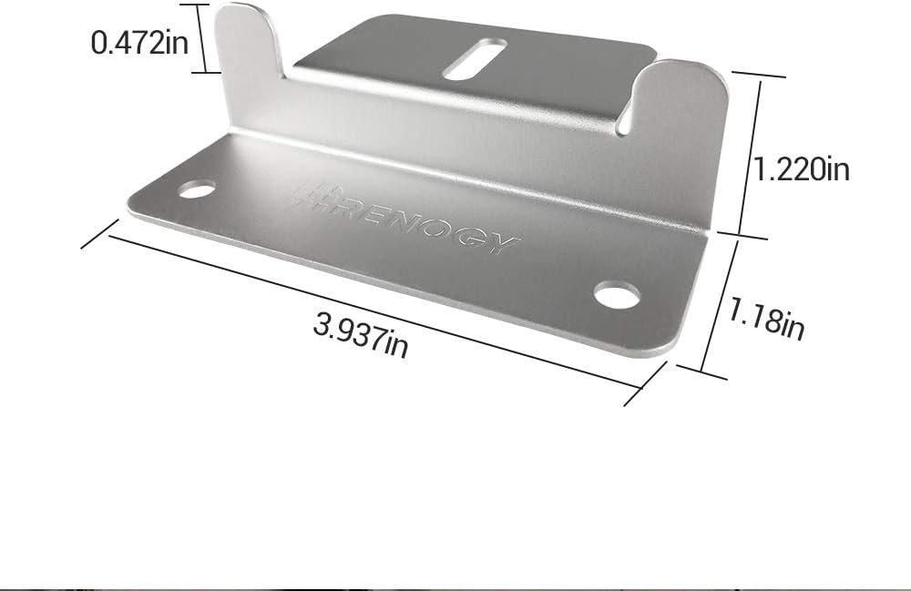 Renogy 4 Sets of Solar Panel Mounting Z Brackets Lightweight Aluminum Corrosion-Free Construction for RVs, Trailers, Boats, Yachts, Wall and Other Off Gird Roof Installation, 4 Count | Lightweight Aluminum with Rust-Resistant Stainless Steel Hardware; Adapts to Curved Roofs. Mounting HardwareIncluded - Image 3