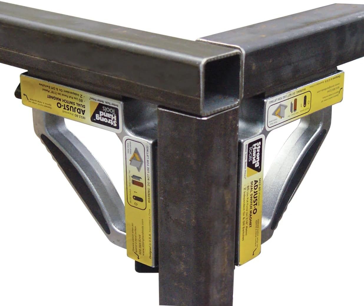 Strong Hand Tools Adjust-O, 90° Dual Switch Magnet Square, MS2-90, Max. Pull Force: 265 LBS - Image 3