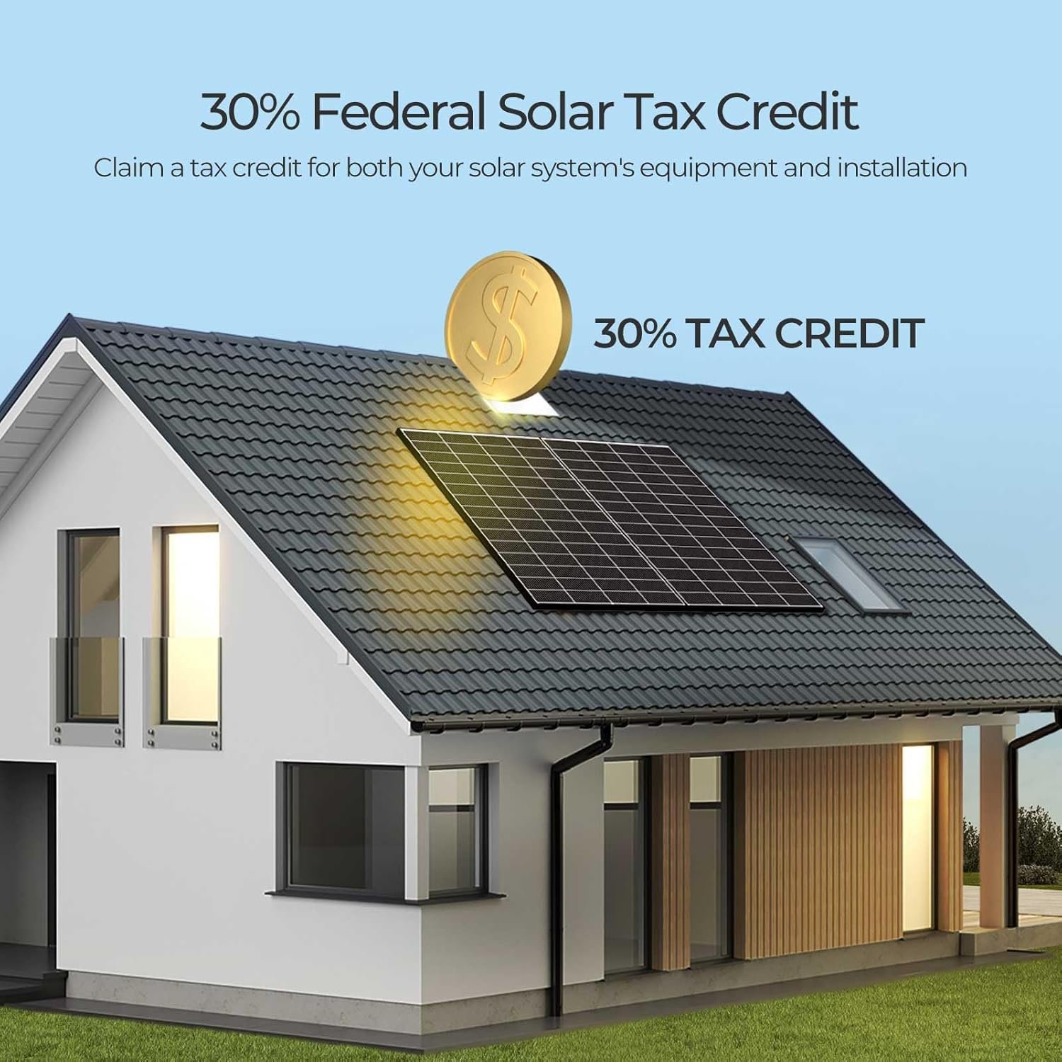 Renogy Solar Panels 2PCS 320 Watt N-Type 18BB, 25% High-Efficiency | 640W Monocrystalline Solar Panel Setup, Easy Installation with Fewer Connections for Home Yards Sheds Off-Grid Systems, IP68 - Image 6