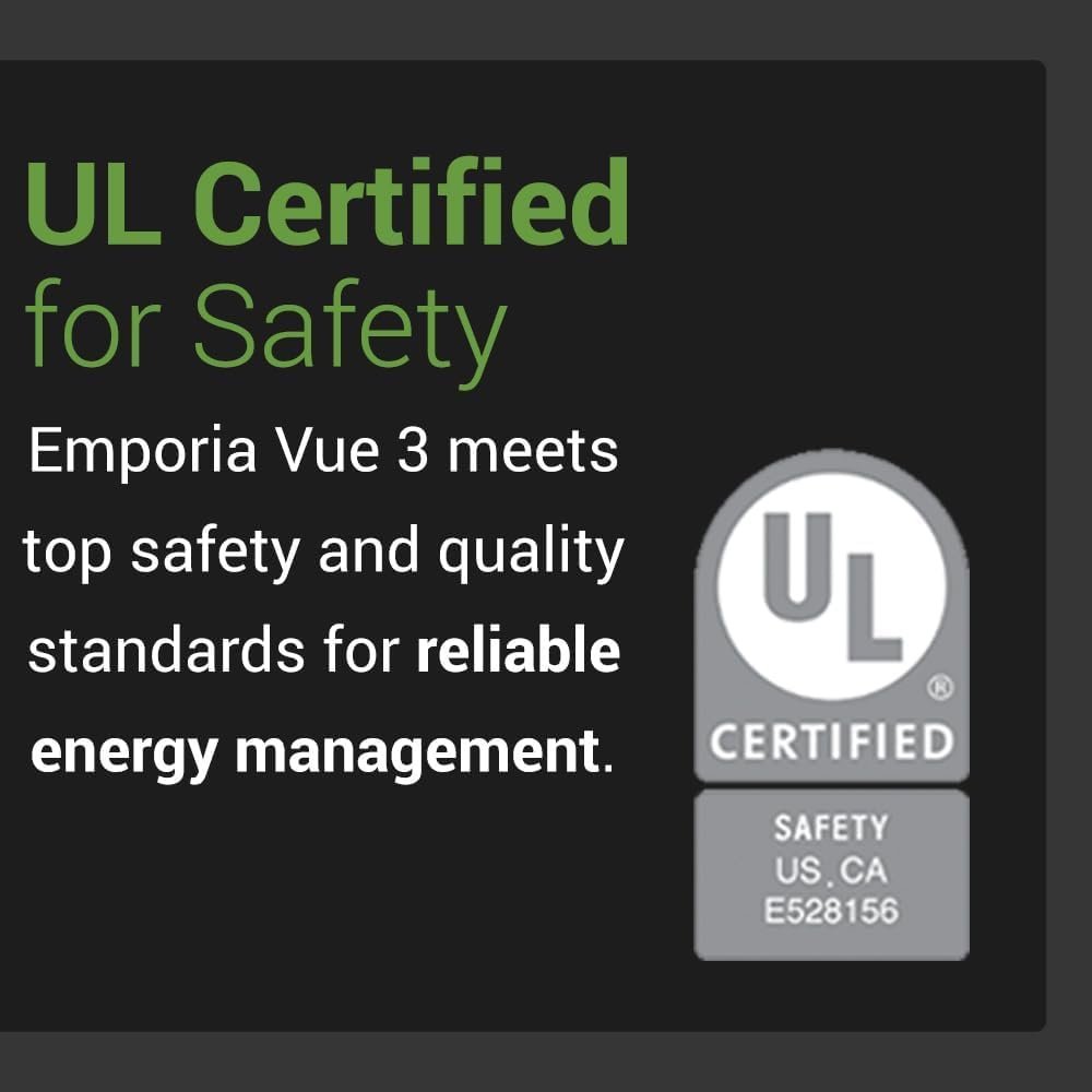 Emporia Vue 3 Commercial 3-Phase Smart Energy Monitor - Business and Home Automation Device with Real Time Electricity Usage Monitor, Power Consumption Meter, Solar and Net Metering - Image 7