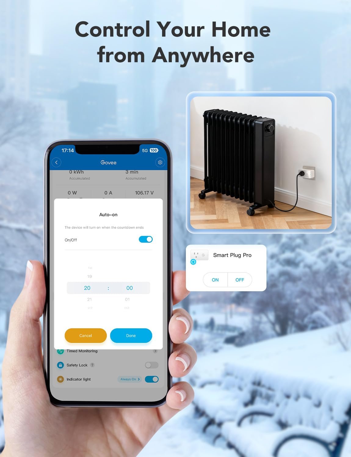 Govee Smart Plug with Energy Monitoring, WiFi Bluetooth Outlet, 4 Pack | 15A Smart Outlets Work with Alexa and Google Assistant, Timer & Group Controller, No Hub Required, ETL & FCC Certified - Image 5