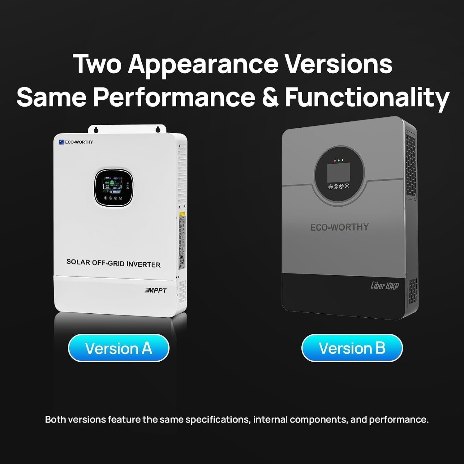 ECO-WORTHY Powermega 48V 314Ah(2 Pack) LiFePO4 Energy Storage System with Liber 10KP 10kW Hybrid Inverter, Active Balancing BMS, Battery Built-in Bluetooth&WiFi, Communication for Off-Grid&Home Backup - Image 2