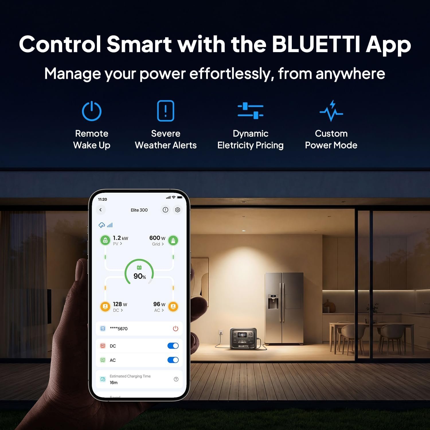 BLUETTI Solar Generator Elite 300 & 2x200W Solar Panel 3014.4Wh LFP Battery | w/ 2400W AC Outlets (4800W Surge), Smallest 3kWh, Portable Power Station for RV, Home Backup, w/ TT-30 RV Port & 12V/30A DC - Image 7