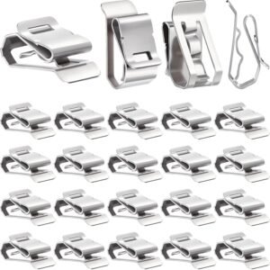 Dunzy 4 Pcs Solar Wire Clips Stainl...