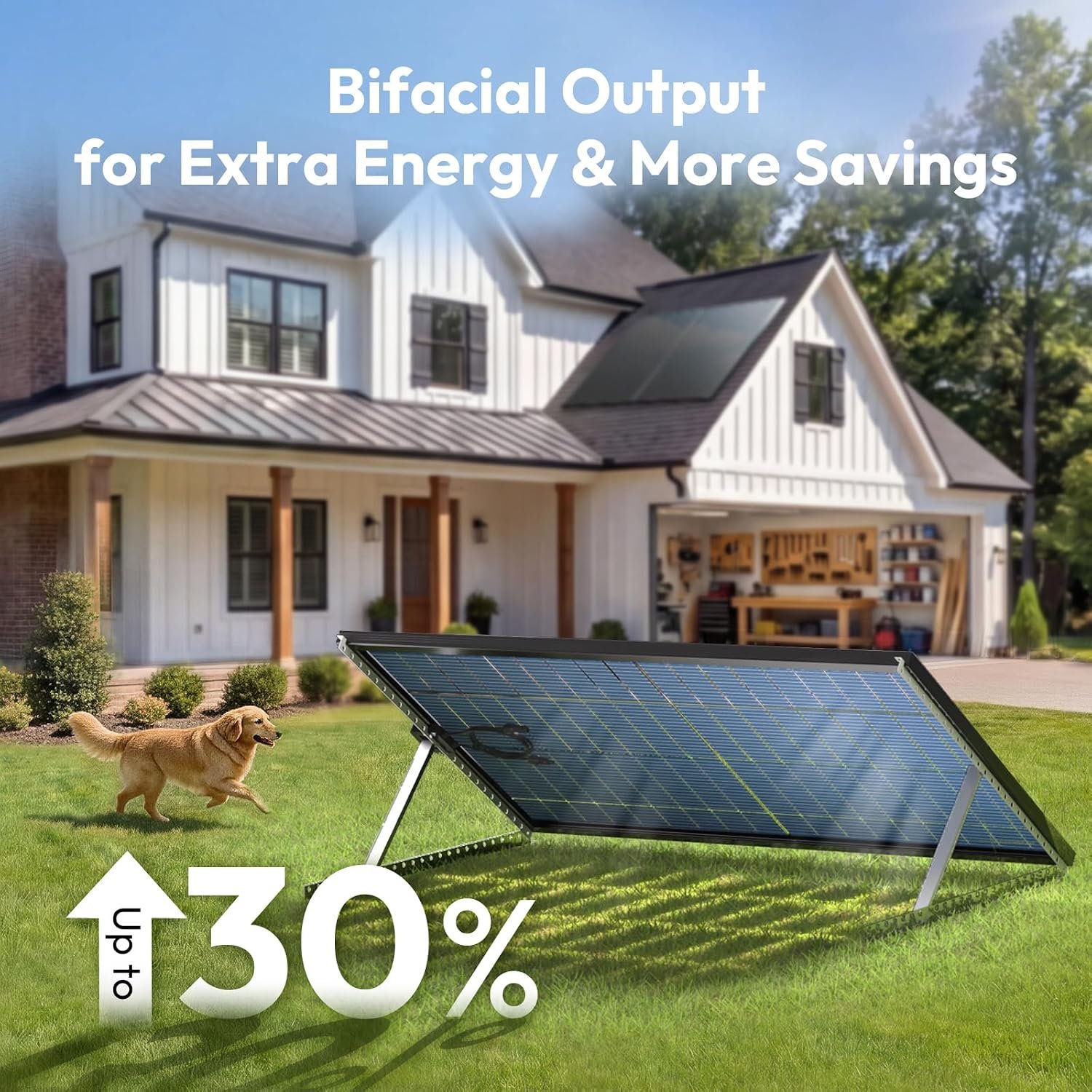 JJN Bifacial 425 Watt Solar Panel, N-Type UL 61730 16BB Solar Panels, 25% High Efficiency Monocrystalline Solar Module for 12V/24V/48V PV System for Homes Rooftop Farm RV and Off-Grid Applications - Image 7