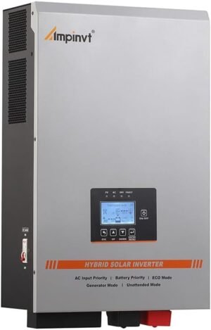 Ampinvt 6000W Solar Inverter 48V DC...