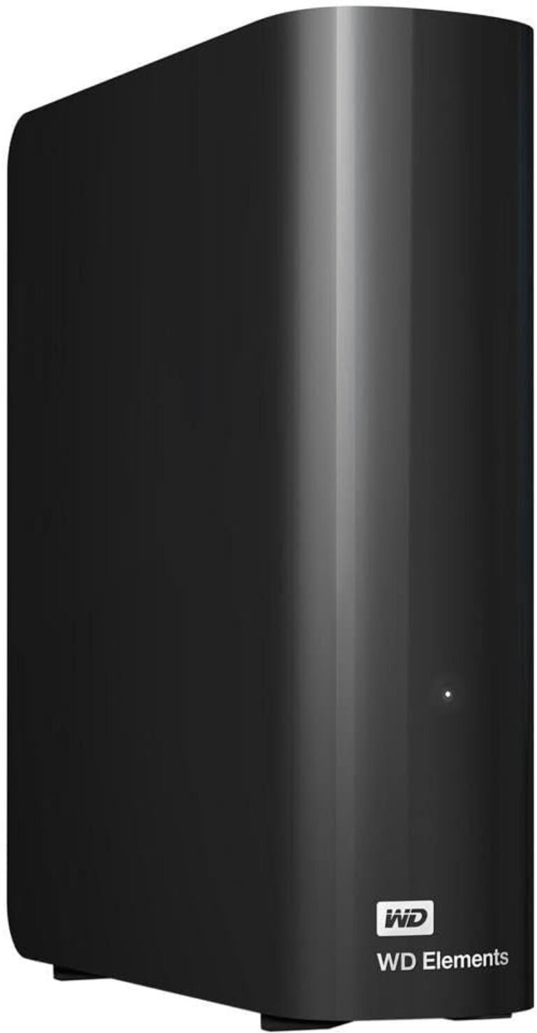 WD 20TB Elements Desktop External Hard Drive, USB 3.0 drive for plug-and-play storage - WDBWLG0200HBK-NESN