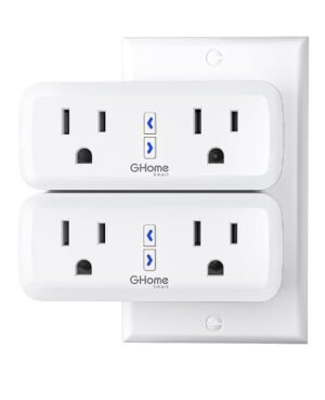 Dual Smart Plug 15A, GHome Smart Pl...