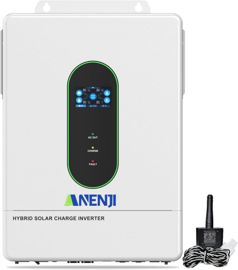 12000W Hybrid Solar Inverter 48V Split Phase 120V/240V, Dual MPPT 500V Input, Pure Sine Wave Off Grid Inverter Charger with WiFi & BMS Support, Parallel up to 6 Units-UL Certification