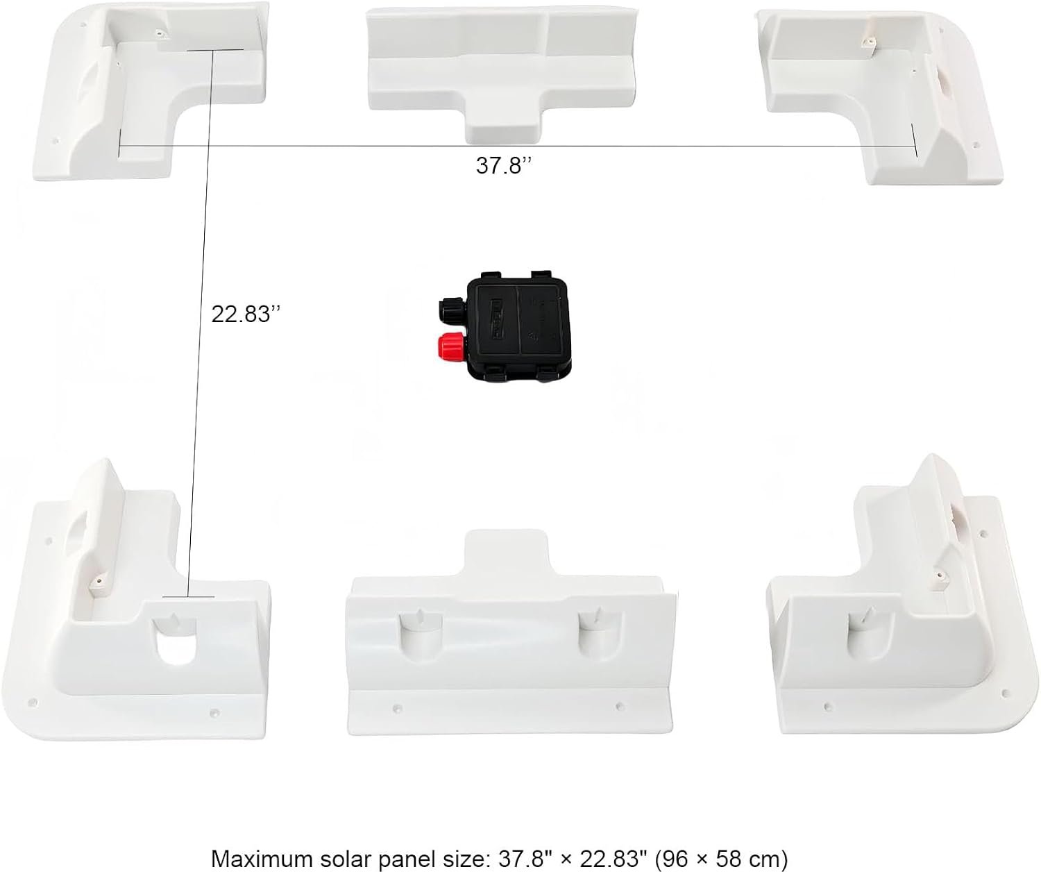 Solar Panel Mounting Brackets Kit 7PCS – Strong Roof Mounts for RVs, Vans, Caravans, Boats & Sheds – Screw Fix or Adhesive Installation, Flat Roof Only, Durable & Weather Resistant - Image 5