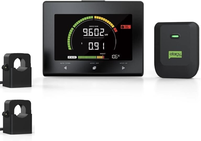 efergy Elite-Max Display Kit 7.9″ Color Energy Monitor No WiFi Required. Data Download Direct from The Monitor