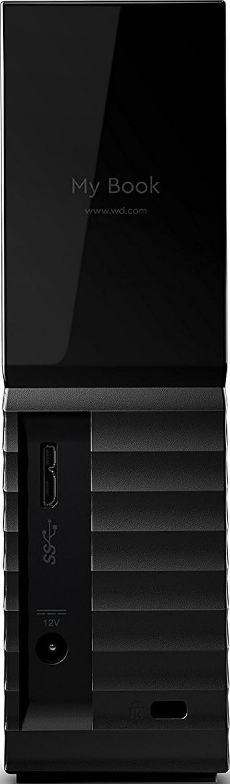 Western Digital 8TB My Book Desktop External Hard Drive, USB 3.0, External HDD with Password Protection and Backup Software - WDBBGB0080HBK-NESN