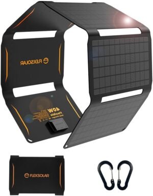FlexSolar 40W Foldable Solar Panel ...