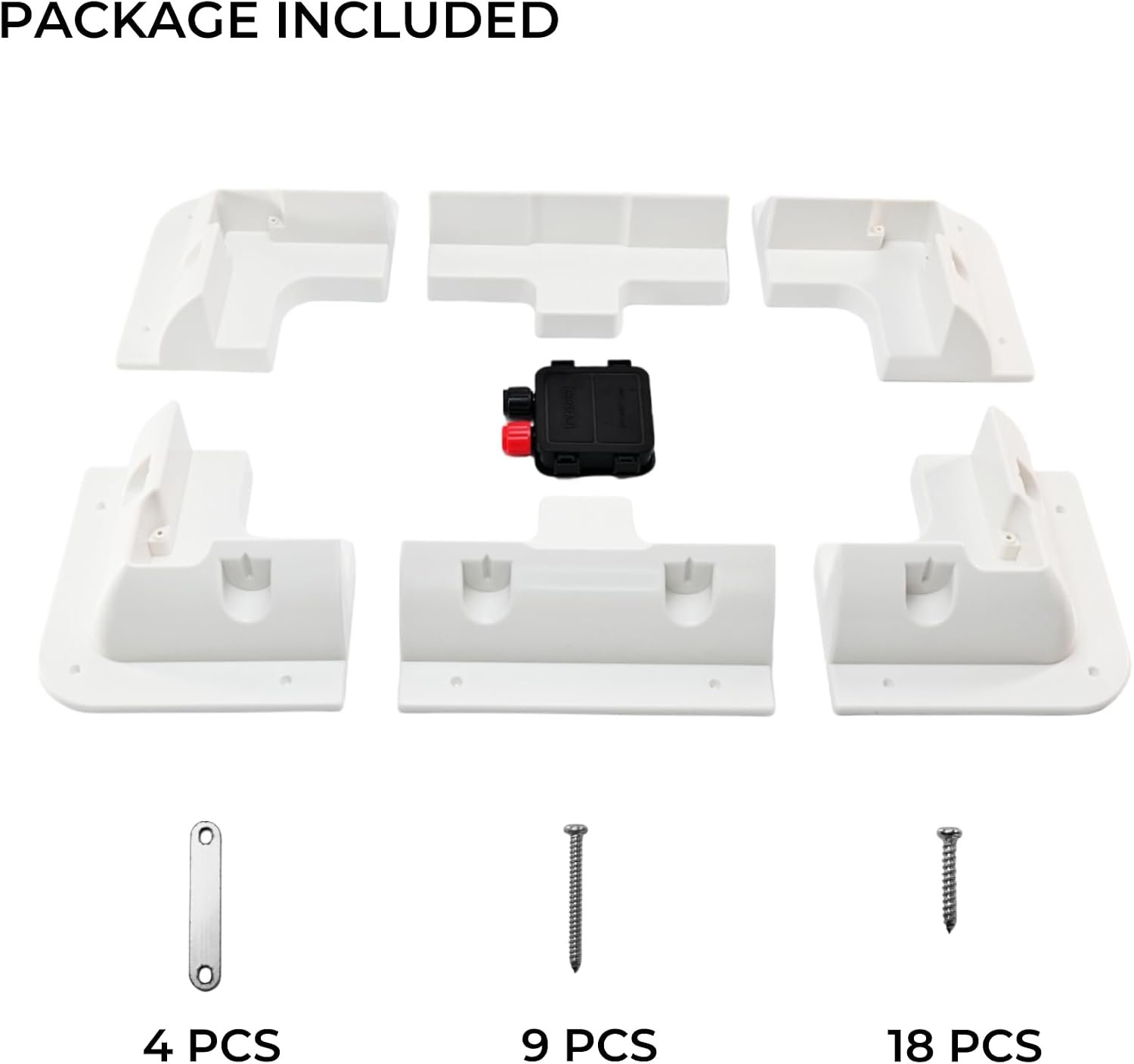 Solar Panel Mounting Brackets Kit 7PCS – Strong Roof Mounts for RVs, Vans, Caravans, Boats & Sheds – Screw Fix or Adhesive Installation, Flat Roof Only, Durable & Weather Resistant - Image 4