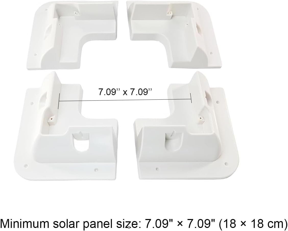 Solar Panel Mounting Brackets Kit 7PCS – Strong Roof Mounts for RVs, Vans, Caravans, Boats & Sheds – Screw Fix or Adhesive Installation, Flat Roof Only, Durable & Weather Resistant - Image 6
