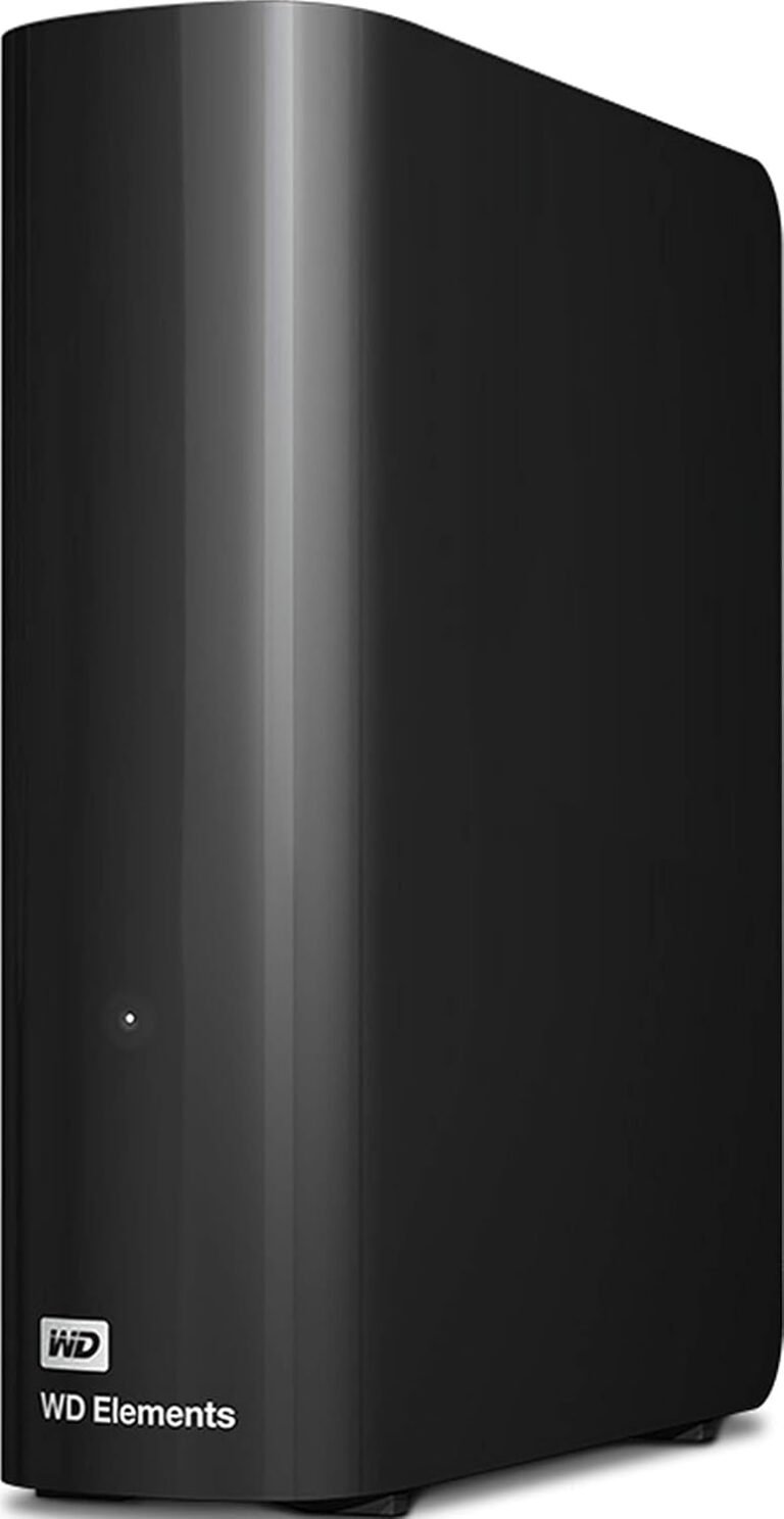 Western Digital 8TB Elements Desktop External Hard Drive, USB 3.0 external hard drive for plug-and-play storage - Western DigitalBWLG0080HBK-NESN, Black