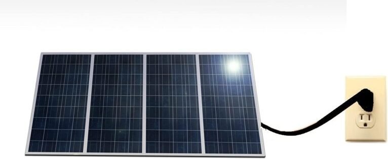 Plug and Play Solar Panel Power with 800-Watt Solar Panels and 800-Watt Inverter; Simply Plug into Wall