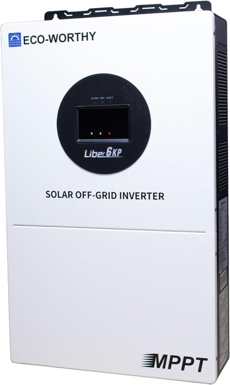 ECO-WORTHY 6KW Solar Off-Grid Split-Phase AIO Inverter, 48Vdc to 120Vac/240Vac, 9kW@500V PV Input