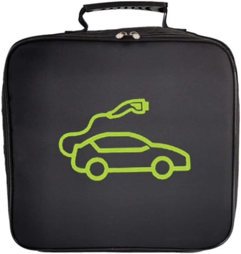 EV Cable Organizer Bag, Jumper Cable Bag, Storage & Organizer for Cables,Cords,and Hoses, Portable EV Chargers Cable Storage Bags, Electric Car Charger Case for EV Cable