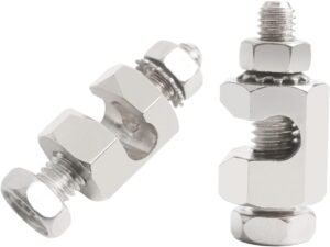 2Pcs Copper Grounding Clamps Solar ...