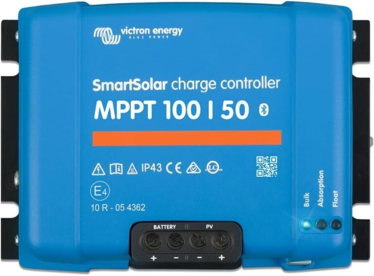 Victron Energy SmartSolar MPPT Solar Charge Controller 100V, 50A, 12/24V | Bluetooth Charge Controllers for Solar Panels