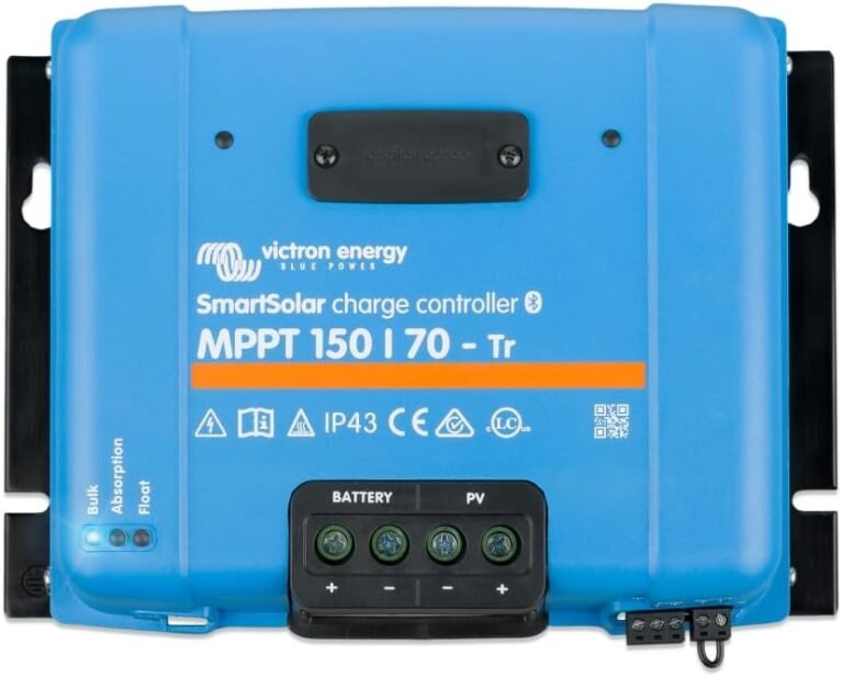 Victron Energy SmartSolar MPPT Tr Charge Controller 150V, 70A, 12/24/36/48V | Bluetooth Solar Charge Controllers for Solar Panels