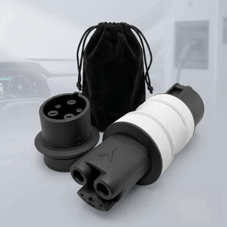 Tesla to J1772 Adapter and J1772 to NACS Adapter Kit (2-Pack), 48A Max EV Charging Accessories, Compatible with BMW i3, Tesla Wall Connectors and Level 1/2 Charging Stations