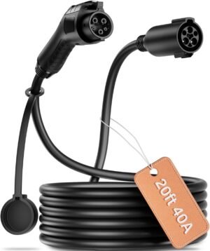 J1772 EV Extension Cable 20ft 40A |...