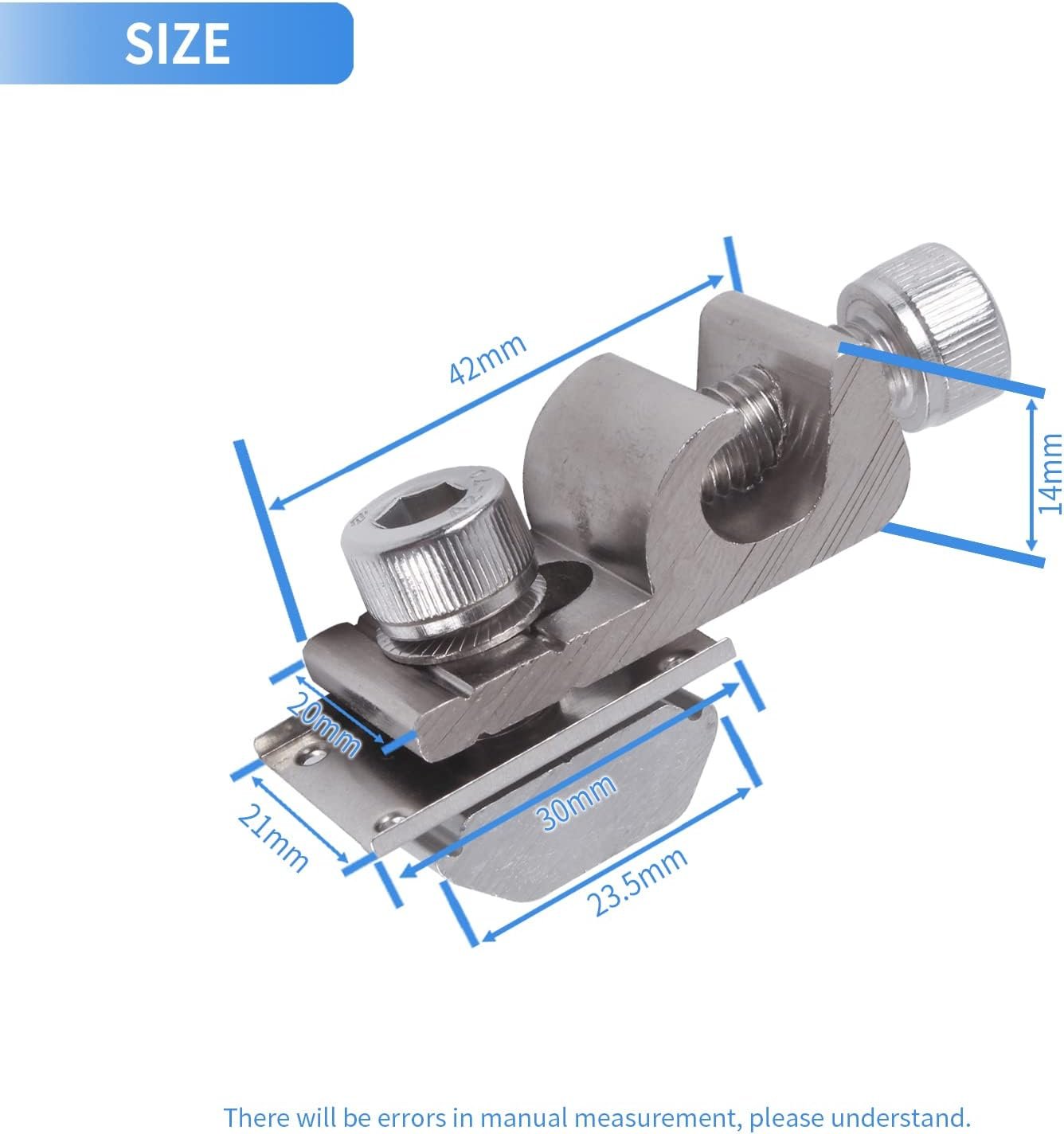 5Sets Solar Panel Grounding Lugs Solar Mounting System Metal Grounding Clips PV Grounding Clip Cable Solar Panel Clamps for Bare Wire and Pipe - Image 4