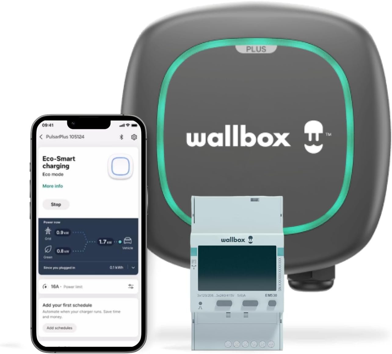 Wallbox Smart Power Meter for Energy Management Solutions | Smart Home Clamp, 2-Phase up to 250 Amps, UL Listed, Solar EV Charging - Image 3
