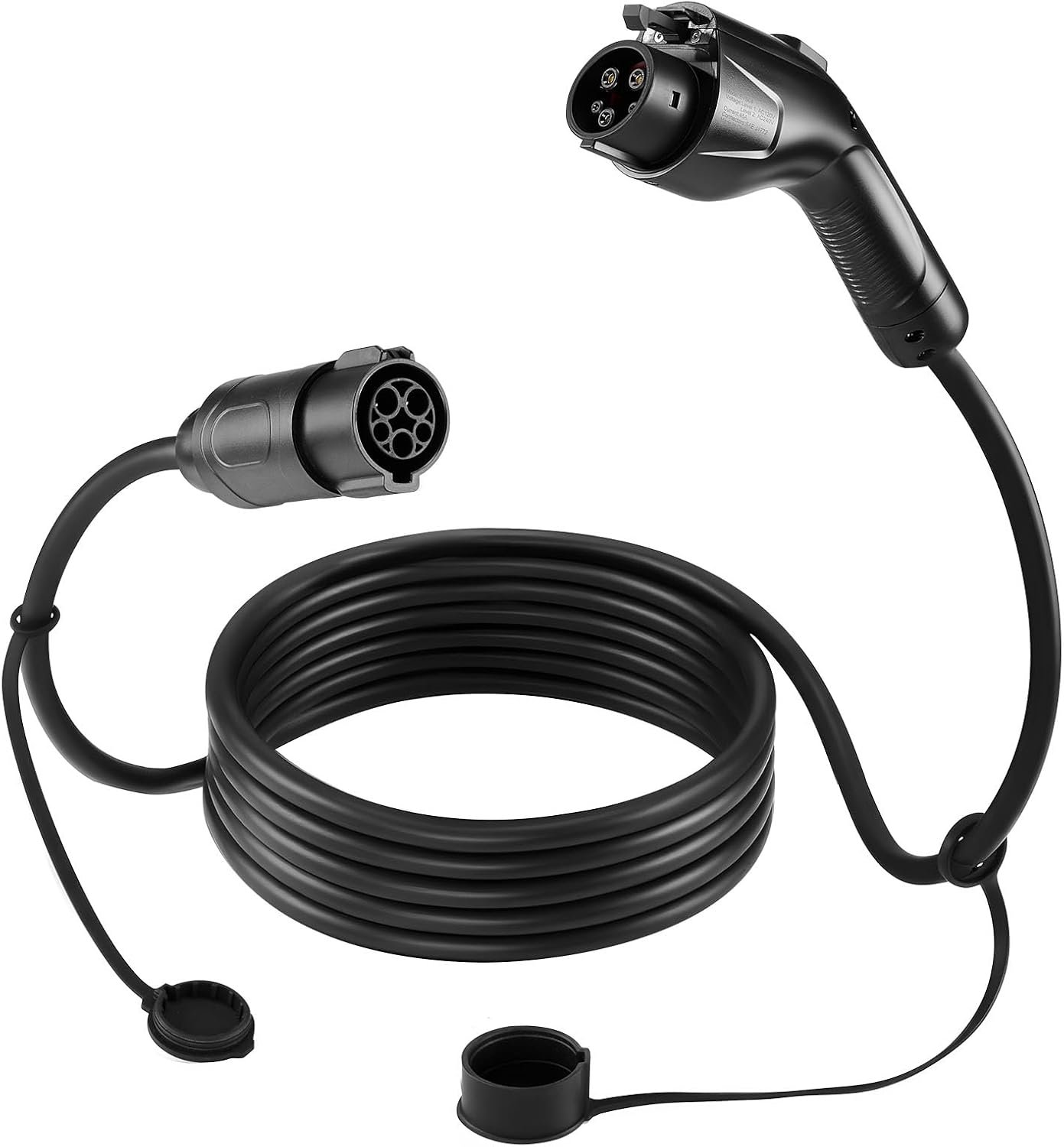 VEVOR EV Charger Extension Cable, 48Amp 21 ft J1772 Extension Cord Compatible with 120V-240V SAE J1772 Electric Vehicle Chargers, Level 1/Level 2 IP66 Heavy Duty Car Charging Cable with Carrying Bag - Image 9