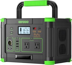 GRECELL 999Wh Solar Generator 1000W...