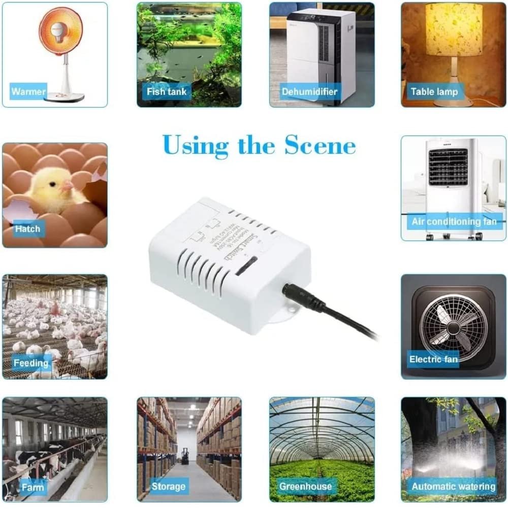 WiFi Temperature Controller Sensor Module, Tuya app Wireless Remote 16A Smart Switch with Energy Consumption Monitoring,Compatible with Alexa Google - Image 7
