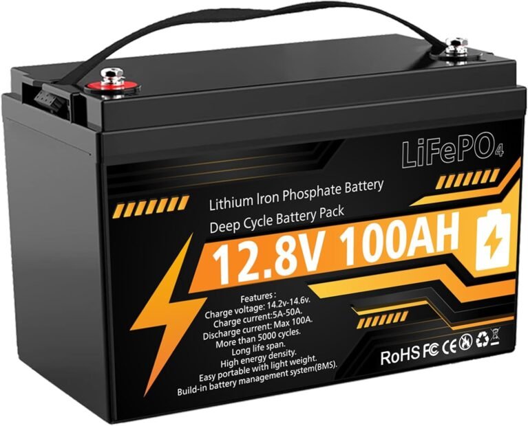 12V 100Ah LiFePO4 Lithium Battery Group 31 Deep Cycle for RV Trolling Motor | 100A BMS, 1280Wh, 15000+ Deep Cycles, 4P4S Up to 20.48kWh, Low-Temp Cutoff, Lightweight, for RV, Solar, Marine, Off-Grid