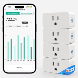 Smart Plug Outlet with Energy Monit...