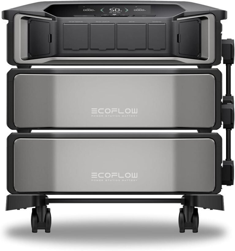EF ECOFLOW 12kWh Power Station: Delta Pro Ultra with Extra Battery | 120/240V 7200W AC Output, Lifepo4 Battery, Expandable to 90kWh, Home Backup Power, Solar Generator for Home Use, Emergency