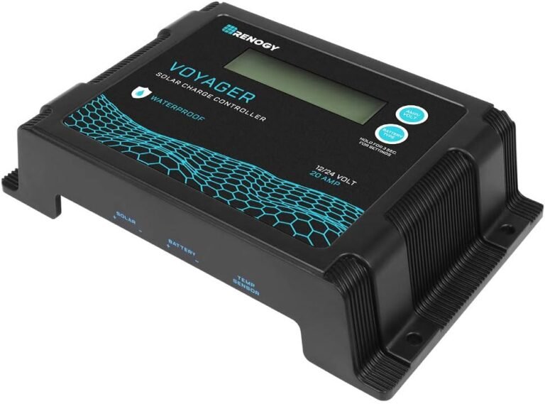 Renogy Voyager 20A PWM Solar Charge Controller IP67 12/24V for Marine
