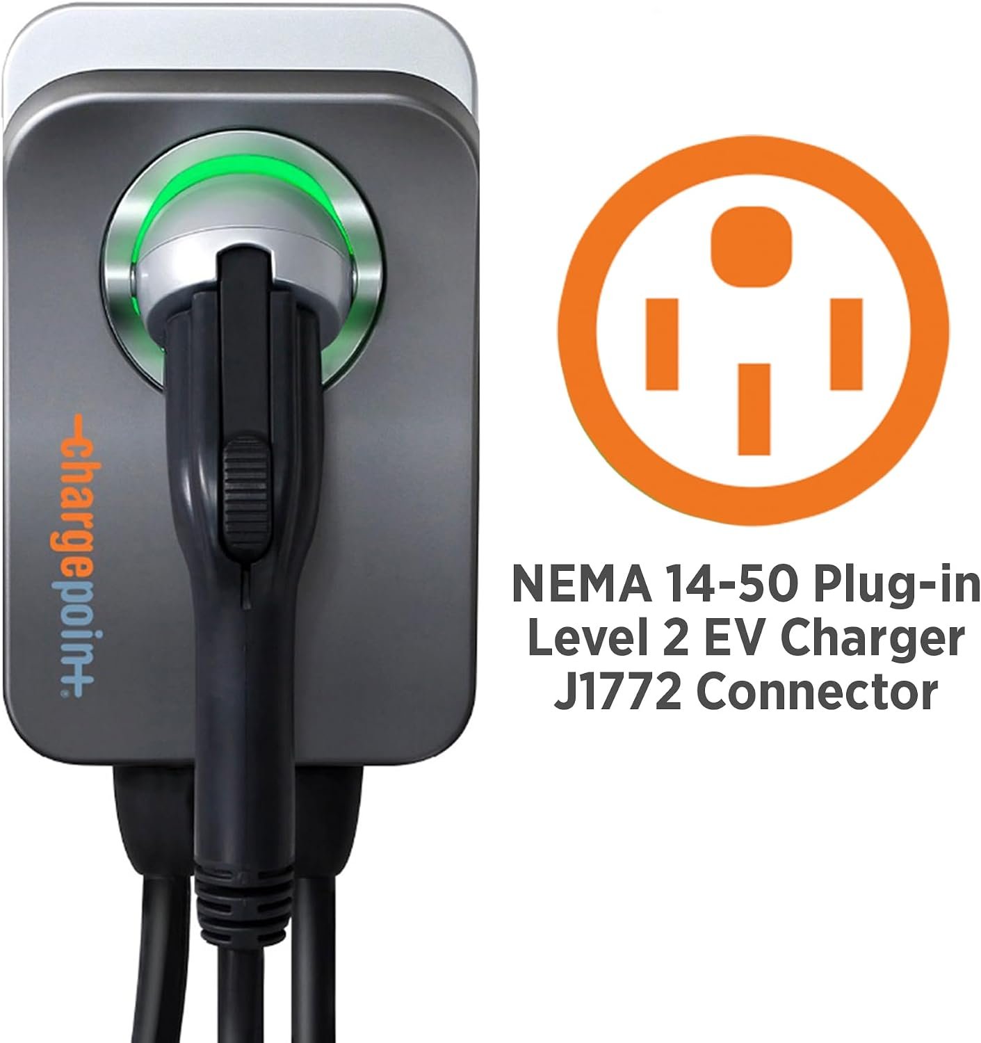 ChargePoint HomeFlex Level 2 EV Charger J1772 - NEMA 14-50 Plug | Fast Smart Battery Power Charging at Home for Electric Automobile Vehicles - for Electric Car - Image 9