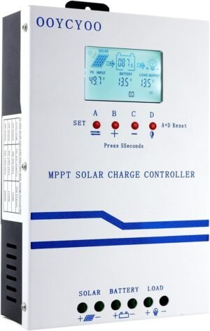 40A Solar Charge Controller MPPT 12...