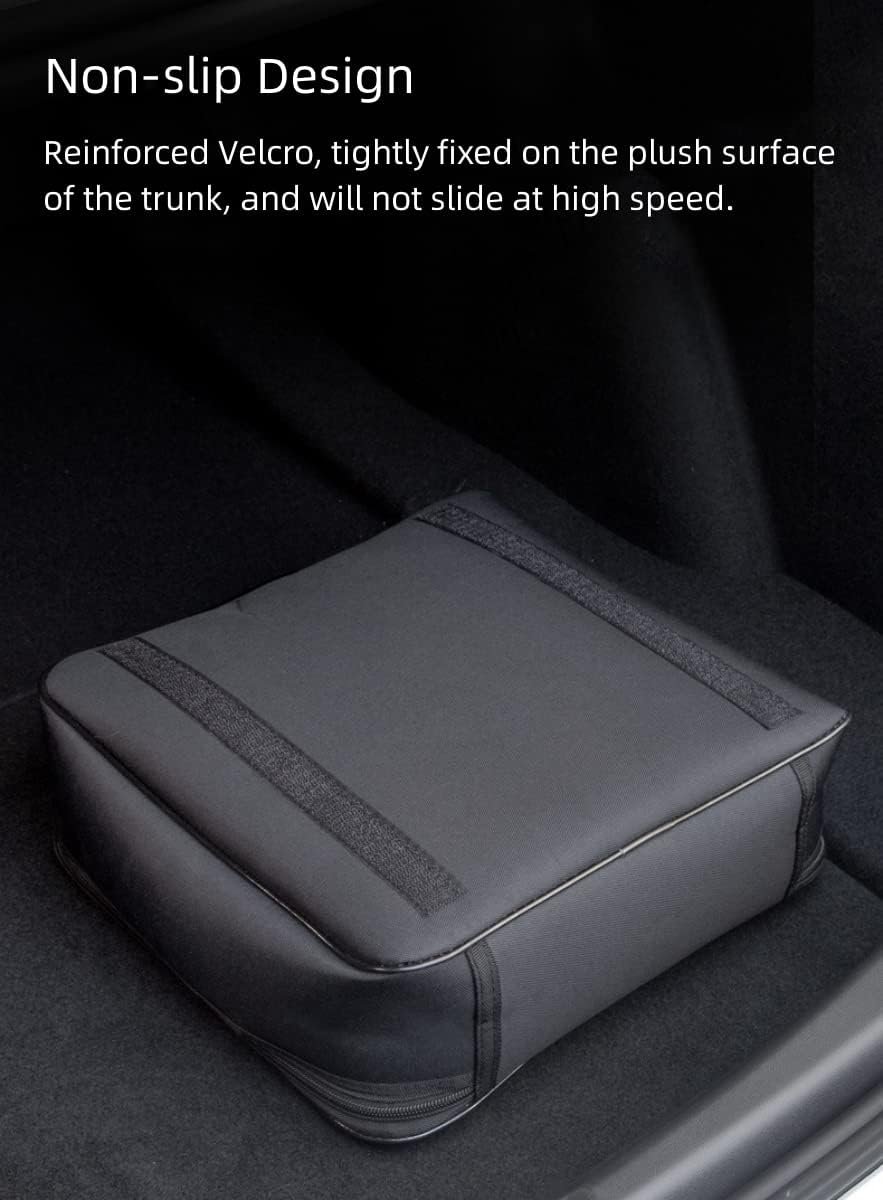 EV Cable Organizer Bag, Jumper Cable Bag, Storage & Organizer for Cables,Cords,and Hoses, Portable EV Chargers Cable Storage Bags, Electric Car Charger Case for EV Cable - Image 4