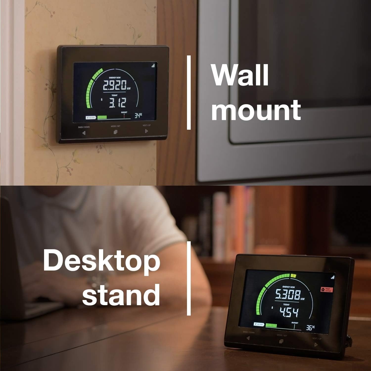 efergy Elite-Max Display Kit 7.9″ Color Energy Monitor No WiFi Required. Data Download Direct from The Monitor - Image 3