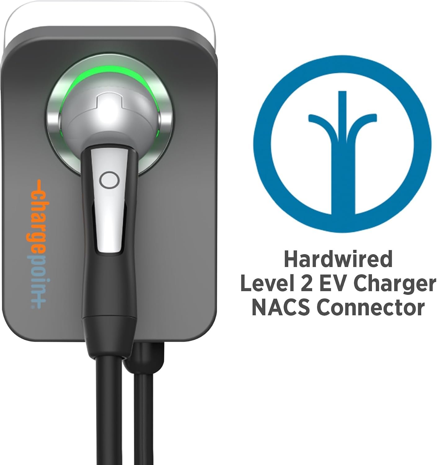 ChargePoint HomeFlex Level 2 EV Charger, Hardwired NACS Charging Station – Tesla Compatible, Fast Charge Solution for Electric Vehicles | Tesla Compatible, Fast Charge Solution for Electric Vehicles - Image 2