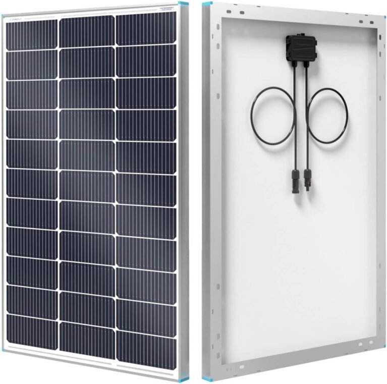 Renogy 100 Watt Solar Panel N-Type, 16BB 25% High-Efficiency | 100W Solar Panel for RV, Upgraded Smaller & Lighter Design, Save Space on RV, Marine, Boat, Trailer, Roof & Off-Grid, IP67