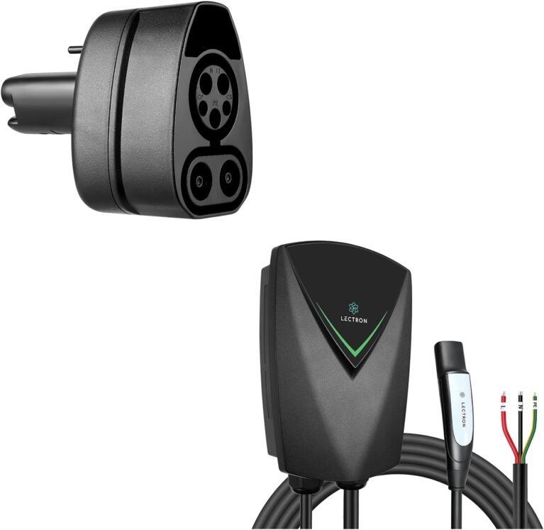 Lectron CCS to NACS Adapter for Tesla Model S, 3, X, Y & All NACS EVs (500A / 1,000V) – UL 2252 Certified CCS1 Tesla NACS Level 2 EV Charger, UL2594 Certified (ETL Listed)