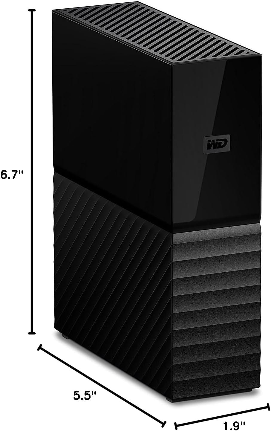 Western Digital 8TB My Book Desktop External Hard Drive, USB 3.0, External HDD with Password Protection and Backup Software - WDBBGB0080HBK-NESN - Image 5