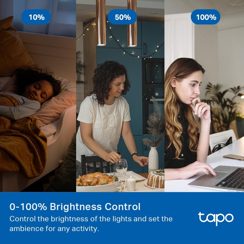 Tapo Matter Smart 3-Way Dimmer Switch Kit, S515D KIT | Energy Monitoring, Neutral Wire Required, Works with Alexa/Siri/Google Home/SmartThings, UL Certified, 2.4GHz Wi-Fi - Image 5