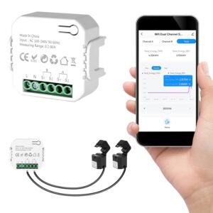 Smart Home Energy Monitor 2×80A, D...